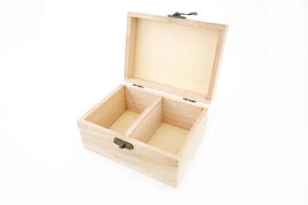 Wooden Tea Box - 14.5 x 10.7 cm - 1 - Wooden Boxes - 10doigts.com - Wooden Boxes – 10doigts.fr
