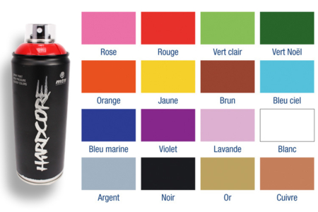 Montana Hardcore Spray Paint - 400 ml - 2 - Spray Paint - 10doigts.com - Spray Paint – 10doigts.fr