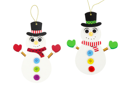 muñeco de nieve luminoso - Guirnaldas y colgantes de Navidad – 10doigts.fr