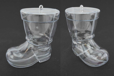 Transparent Plastic Boots - 10 Pieces - 6 - Fillable Shapes - Plastic - 10doigts.com - Fillable Shapes - Plastic – 10doigts.fr