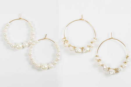 pendientes dorados tipo aros - Pendientes – 10doigts.fr