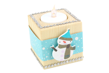 Decorated Wooden Snowmen - 8 Pieces - 2 - Painted Wooden Decor - 10doigts.com - Painted Wooden Decor – 10doigts.fr