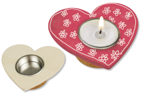 Wood Candle Holders - Shapes of Your Choice - 2 - Wood Candle Holders - 10doigts.com - Wood Candle Holders – 10doigts.fr