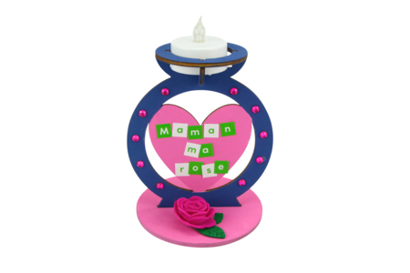 Felt Roses - 6 Pieces - 8 - Decorative Flowers and Leaves - 10doigts.com - Decorative Flowers and Leaves – 10doigts.fr