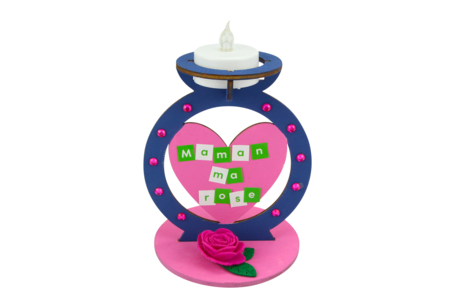 candelabro letra pegajosa - Gomets alfabéticos y de mensajes – 10doigts.fr