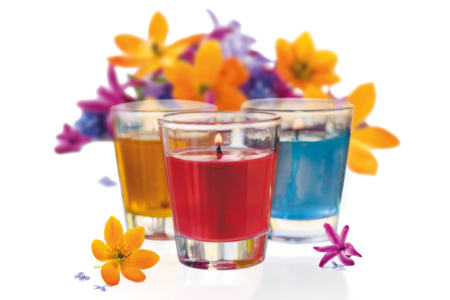 VELA DE GEL FLORES - Ceras Velas – 10doigts.fr