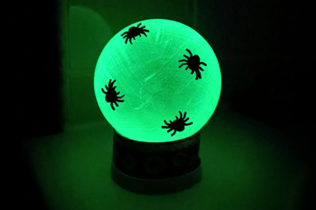 Phosphorescent Witch's Crystal Ball - 3 - Halloween Crafts - 10doigts.com - Halloween Crafts – 10doigts.fr