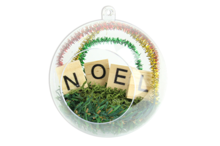 boule mot noel - Christmas Wooden Objects – 10doigts.fr