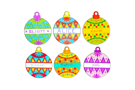 Giant Christmas Tree Kit + Colorable Shapes - 4 - Christmas Creative Kits for Children - 10doigts.com - Christmas Creative Kits for Children – 10doigts.fr