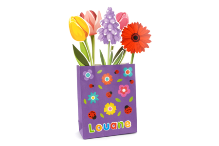 ramo de flores DIY primavera niños - Actividades manuales Primavera – 10doigts.fr