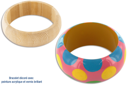 Pulsera de madera - Actividades manuales para la creación de tus joyas – 10doigts.fr