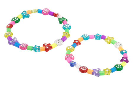Fancy Beads "Diamonds" - 750 Beads - 2 - Transparent Colored Beads - 10doigts.com - Transparent Colored Beads – 10doigts.fr