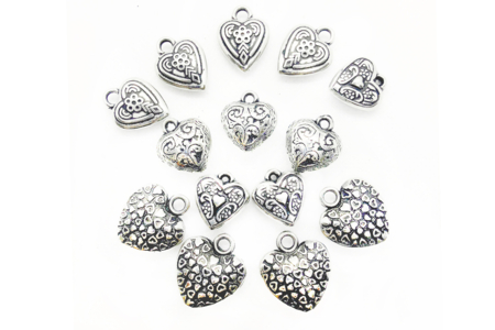 abalorios corazón - Perlas Metalizadas, Irisadas – 10doigts.fr