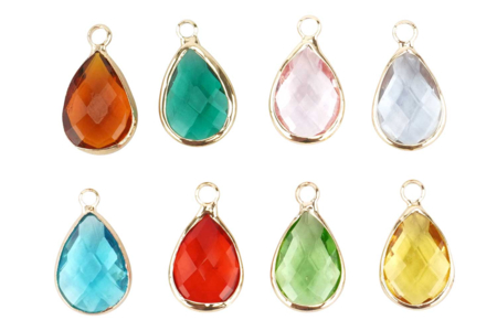 Colgantes gotas - 8 colores - Colgantes, pompones – 10doigts.fr