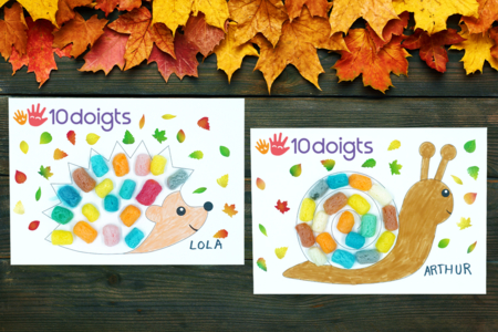 Autumn Coloring with Corn Flakes - 3 - Autumn Crafts - 10doigts.com - Autumn Crafts – 10doigts.fr