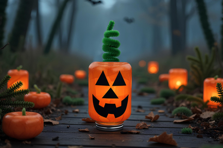 Manualidades Niños Halloween Calabaza Farol - Actividades manuales Halloween – 10doigts.fr
