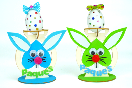 Manualidad Infantil Pascua Huevera Conejo - Actividades manuales DIY Pascua – 10doigts.fr
