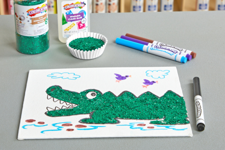 manualidades para niños con purpurina DIY - Paillettes – 10doigts.fr