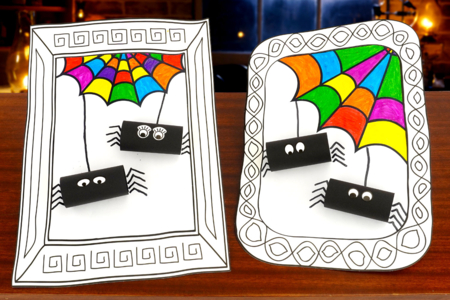 Manualidad Halloween Araña Papel Niño - Actividades manuales Halloween – 10doigts.fr