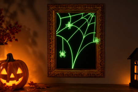 Halloween Craft for Kids: Glow-in-the-Dark Spider - Halloween Crafts – 10doigts.fr