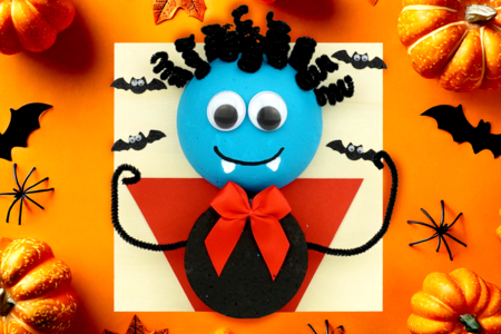 3D Vampire Board - 2 - Halloween Crafts - 10doigts.com - Halloween Crafts – 10doigts.fr