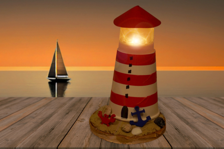 Luminous Sea Lighthouse - 1 - Kids Crafts Activities - 10doigts.com - Handicrafts Activities – 10doigts.fr