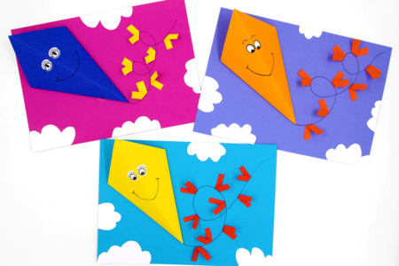 Manualidades de Papel Verano Cometa - Actividades manuales de collage y plegado para todas las edades – 10doigts.fr