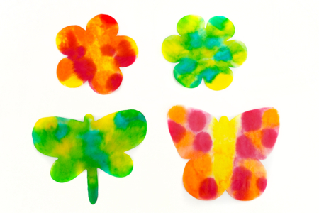 Flowers and Butterflies with Ink - 1 - Animal Crafts: Our Creative Ideas for Children - 10doigts.com - Animal Crafts: Our Creative Ideas for Children – 10doigts.fr