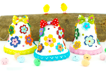 Flowered Easter Bells - 3 - DIY Easter Crafts - 10doigts.com - DIY Easter Crafts – 10doigts.fr