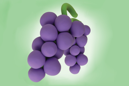 Bunch of Grapes in Modeling Clay - 1 - Modeling Crafts - 10doigts.com - Modeling Crafts – 10doigts.fr