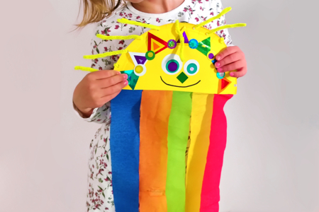 Rainbow Sun with a Paper Plate - 3 - Hands-on Activities on the Weather Theme - 10doigts.com - Hands-on Activities on the Weather Theme – 10doigts.fr