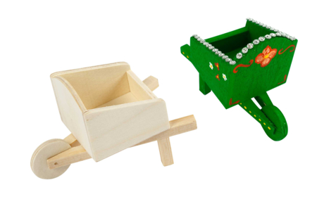 Miniature Wooden Wheelbarrow - 4 - Miniature Universe: Dollhouse and Miniatures - 10doigts.com - Miniature Universe: Dollhouse and Miniatures – 10doigts.fr