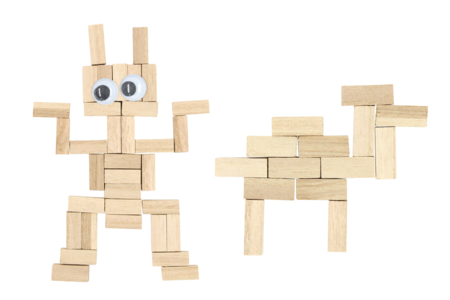 bloque kapla - Bastones y varitas de madera – 10doigts.fr