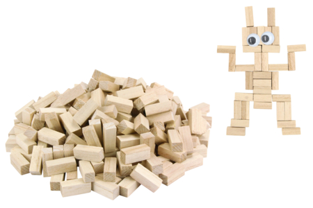 troncos de madera - Bastones y varitas de madera – 10doigts.fr