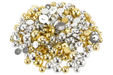 Cabochons dorados y plateados - Cabochones – 10doigts.fr