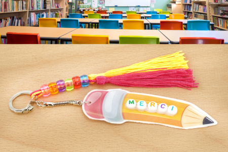 Abalorios translúcidos redondos a gran agujero - 160 abalorios - Abalorios de Plástico – 10doigts.fr