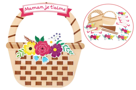 Flower Weaving Basket Kit - 6 Baskets - 6 - Parent's Day Kits - 10doigts.com - Parent's Day Kits – 10doigts.fr