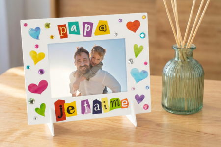 marco de regalo día del padre - Manualidades día del padre – 10doigts.fr