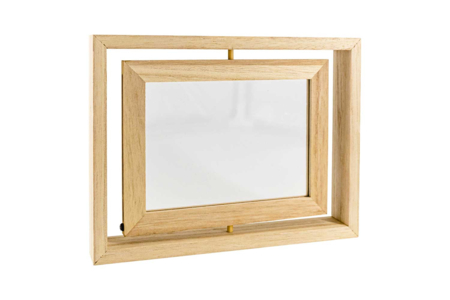 Double Wood Frame with Rotating Faces - 2 - Wooden Photo Frames - 10doigts.com - Wooden Photo Frames – 10doigts.fr