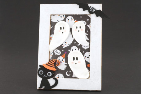 3D Ghost Frame - Halloween Crafts – 10doigts.fr