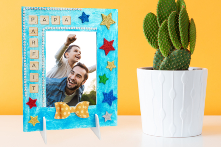 Father's Day Frame "Perfect Dad" - 1 - Father's Day Crafts - 10doigts.com - Father's Day Crafts – 10doigts.fr