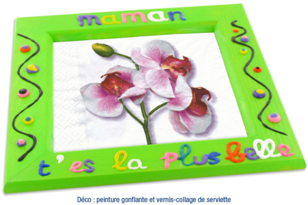 Marco o vacíabolsillos deco 3D - Actividades manuales Deco casa DIY – 10doigts.fr