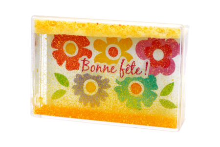 marco de purpurina para agitar día de las madres - Bola de nieve, Campana – 10doigts.fr