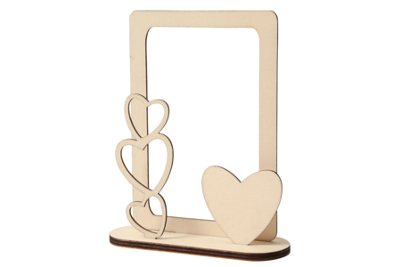 Wooden Heart Photo Frame - 1 - Decorative Photo Frames - 10doigts.com - Decorative Photo Frames – 10doigts.fr