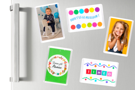 marco rectangular magnético - Marcos de fotos a decorar – 10doigts.fr