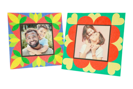 Cuadros cuadrados de arena  - Marcos de fotos a decorar – 10doigts.fr