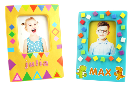 Bright Geometric Stickers - 327 pcs - Square Stickers – 10doigts.fr