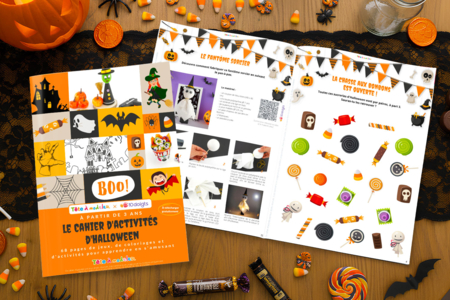 libreta de actividades halloween niño - Actividades manuales Halloween – 10doigts.fr