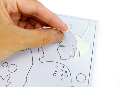 Sanding Cards, Animal Theme - 6 Cards - 5 - Colored Sand - 10doigts.com - Colored Sand – 10doigts.fr