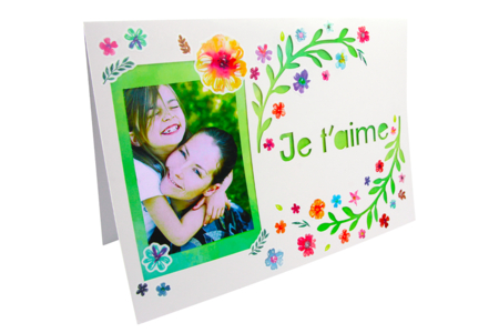 I Love You Frames + Stickers - 6 Pieces - 1 - Mother's Day Cards - 10doigts.com - Mother's Day Cards – 10doigts.fr